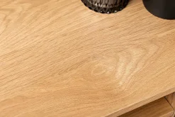 Hängendes TV-Lowboard LIVING EDGE 160cm natur schwarz Wildeiche geölt Baumkante