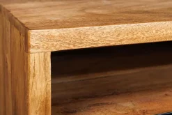 Hängendes TV-Lowboard MAMMUT 160cm braun Akazie honey finish Massivholz Baumkante