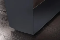Imposanter Esstisch ZEUS 210cm natur Eiche schwarz mit U-Gestell Metall