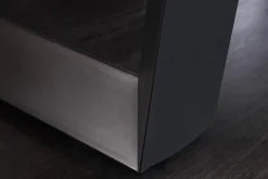 Imposanter Esstisch ZEUS 210cm natur Eiche schwarz mit U-Gestell Metall