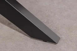 Imposanter Esstisch ZEUS 200cm natur Eiche schwarz mit Sterngestell Metall