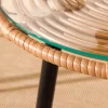In- und Outdoor Bistro Balkon-Set PARIS braun Polyrattan Sitzgruppe wetterfest mit Tisch