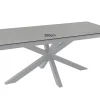 In- und Outdoor Esstisch GALAXIE 200cm anthrazit Keramik Aluminium wetterfest