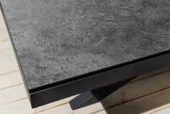 In- und Outdoor Esstisch GALAXIE 200cm anthrazit Keramik Aluminium wetterfest