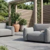 In- und Outdoor Gartensessel SEAHAWK anthrazit Aluminium Olefin 1-Sitzer Sofa wetterfest