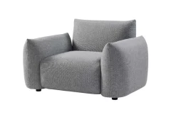 In- und Outdoor Gartensessel SEAHAWK anthrazit Aluminium Olefin 1-Sitzer Sofa wetterfest
