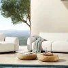In- und Outdoor Gartensessel SEAHAWK creme Aluminium Olefin 1-Sitzer Sofa wetterfest