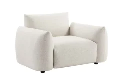 In- und Outdoor Gartensessel SEAHAWK creme Aluminium Olefin 1-Sitzer Sofa wetterfest