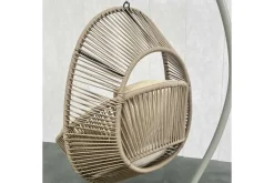 In- und Outdoor Hängesessel AIR ROPE beige greige inkl. Kissen