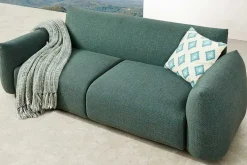 In- und Outdoor Sofa SEAHAWK 205cm türkis Aluminium Olefin wetterfest 2-Sitzer Couch