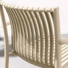 In- und Outdoor Stuhl STUDIO ITALIA greige stapelbar wetterfest Gartenstuhl