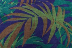 In- und Outdoor Teppich LEAF 240x160cm grün blau Blatt-Design wetterfest