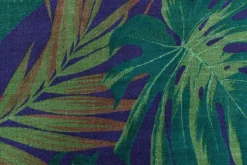 In- und Outdoor Teppich LEAF 240x160cm grün blau Blatt-Design wetterfest