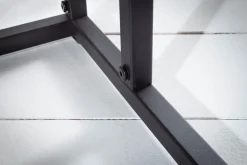 Industrial Beistelltisch SCANDINAVIA 60cm Akazie Massivholz Laptoptisch mit Tablet-Halterung