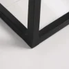 Industrial 2er-Set Couchtische FIRE & EARTH 45cm Mangoholz massiv Schiefer Metall schwarz