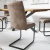 Industrial Freischwinger Stuhl APARTMENT antik taupe mit Metallgestell