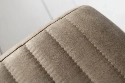 Industrial Freischwinger Stuhl APARTMENT antik taupe mit Metallgestell