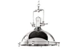 Industrial Hängelampe INDUSTRIAL 45cm silber Chrom Designklassiker