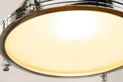 Industrial Hängelampe INDUSTRIAL 45cm silber Chrom Designklassiker