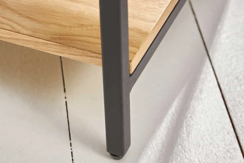 Industrial Nachttisch ELEMENTS 40cm Eiche Beistelltisch mit Schublade