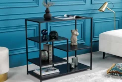 Industrial Regal DURA STEEL 90cm schwarz Metall Konsole