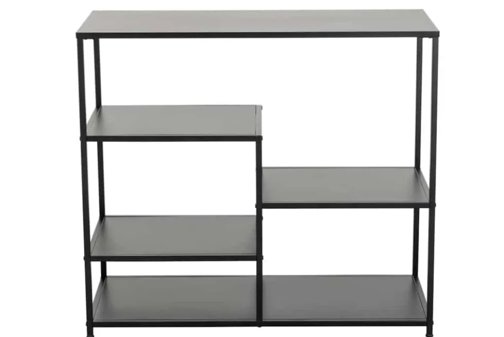 Industrial Regal DURA STEEL 90cm schwarz Metall Konsole