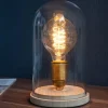 Industrial Tischlampe EDISON 22cm Glühbirne Tischleuchte