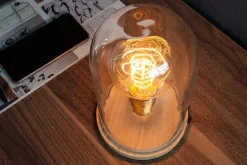 Industrial Tischlampe EDISON 22cm Glühbirne Tischleuchte