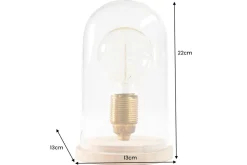 Industrial Tischlampe EDISON 22cm Glühbirne Tischleuchte