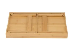 Klappbares Tablett ZEN-BO 50cm natur Bambusholz Betttisch