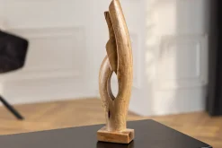 Massive Design Skulptur AMARA 45cm natur Mangoholz Dekoration handmade