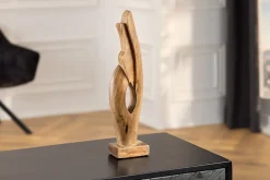 Massive Design Skulptur AMARA 45cm natur Mangoholz Dekoration handmade