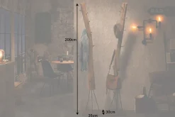 Massive Garderobe HEMINGWAY 200cm Teakholz Kleiderständer