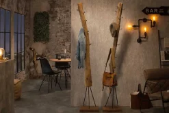 Massive Garderobe HEMINGWAY 200cm Teakholz Kleiderständer