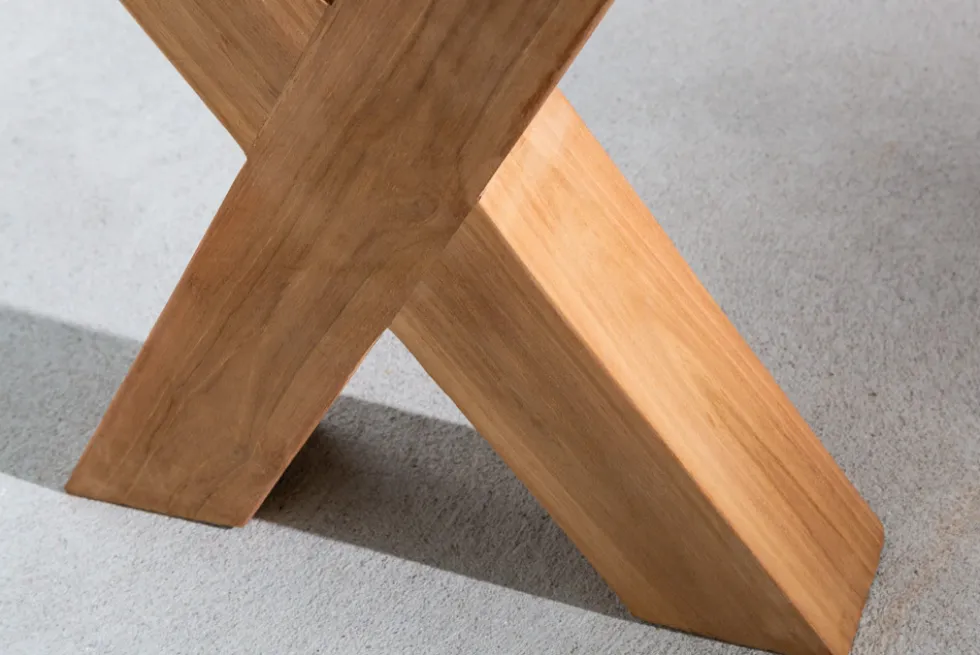 Massive Gartenbank EMPIRE TEAK 220cm Sitzbank Teakholz wetterfest