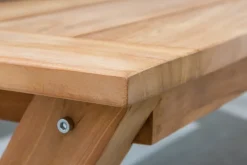 Massive Gartenbank EMPIRE TEAK 220cm Sitzbank Teakholz wetterfest