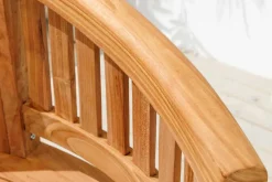 Massive Gartenbank EMPIRE TEAK 120cm natur Teakholz