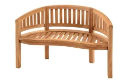 Massive Gartenbank EMPIRE TEAK 120cm natur Teakholz