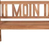 Massive Gartenbank EMPIRE TEAK Moin 120cm natur Teakholz