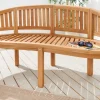 Massive Gartenbank XXL EMPIRE TEAK 150cm natur Teakholz
