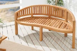 Massive Gartenbank XXL EMPIRE TEAK 150cm natur Teakholz