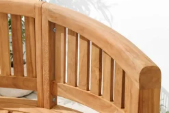 Massive Gartenbank XXL EMPIRE TEAK 150cm natur Teakholz
