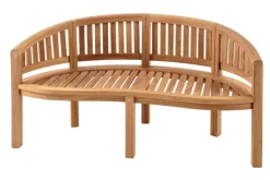 Massive Gartenbank XXL EMPIRE TEAK 150cm natur Teakholz
