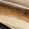 Massive Holzschale BALI 60cm Teakholz mit Griff natürliche Maserung