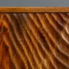 Massiver Barschrank SCORPION 141cm braun Mangoholz aufwendige 3D Schnitzereien