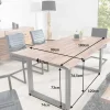 Massiver Baumstamm Esstisch GENESIS 180cm Akazie Baumkante Kufengestell Industrial Finish