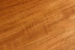 Massiver Couchtisch GENESIS 110cm braun Akazienholz Baumkante V-Gestell
