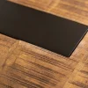 Massiver Couchtisch IRON CRAFT 100cm braun natur Mangoholz schwarz Metall