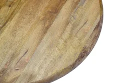 Massiver Drehteller SERVANT 50cm natur Mangoholz drehbare Servierplatte rund