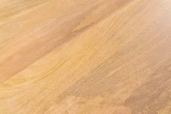 Massiver Esstisch ART DECO 240cm natur Mangoholz mit Säulenfüßen